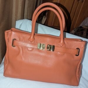 Onna Ehrlich Maya Satchel with Gold Hardware